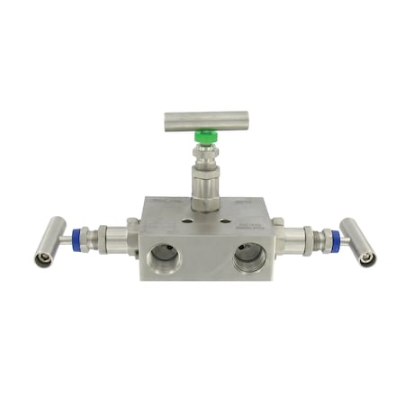 Dwyer Instruments 3-valve block manifold. BBV-1